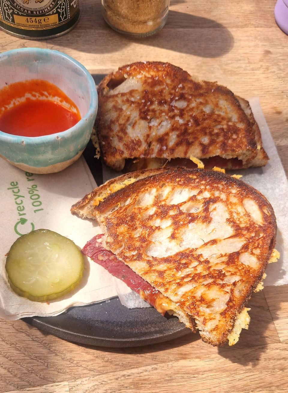 Toastie from Lean To Coffee, Isle of Skye, Scottish Highlands 