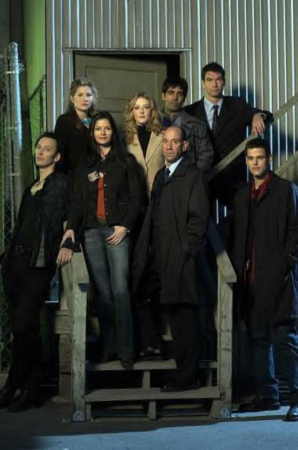 The cast of Crossing Jordan