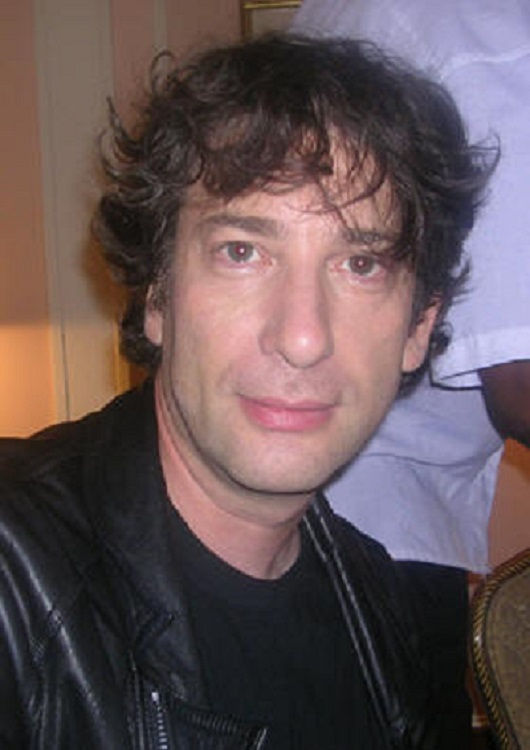 Neil Gaiman at the NY press day for "Stardust."