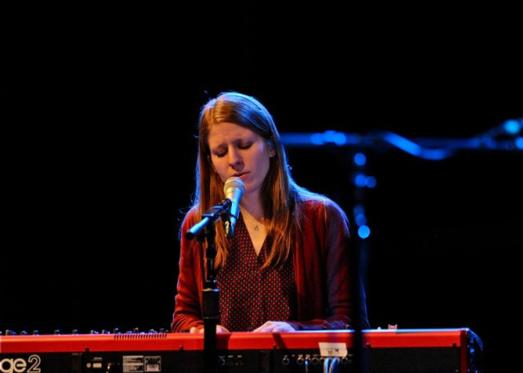 Marketa Irglova in concert at World Cafe Live in Philadelphia. Photo copyright 2014 Jim Rinaldi.