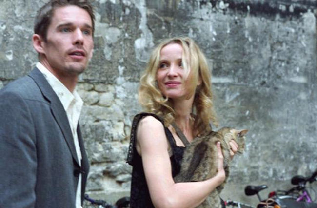 Ethan Hawke and Julie Delpy star in "Before Sunset."
