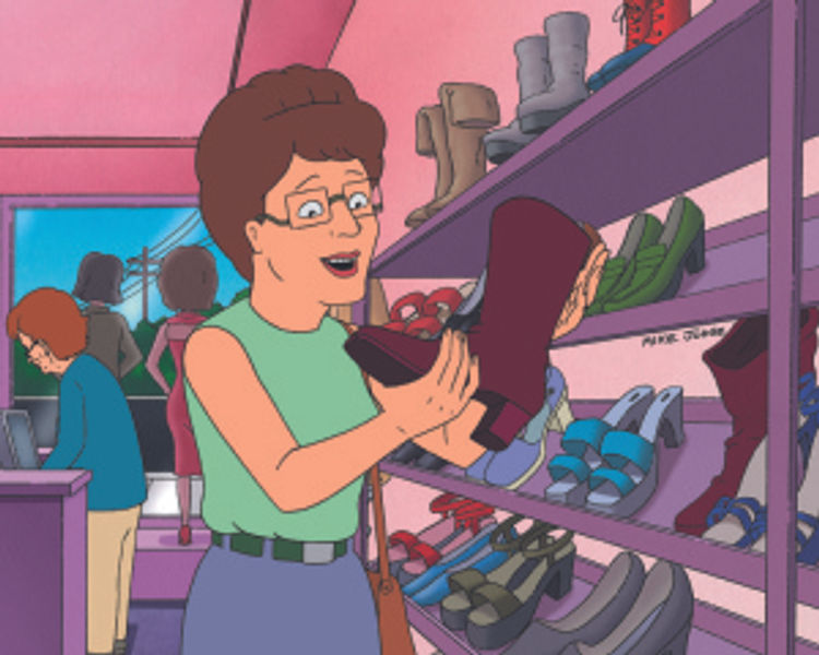 KING OF THE HILL: When Carolyn realizes Peggy is biologically a woman, it's up to Hank and the drag queens to help Peggy rediscover her femininity in the "The Peggy Horror Picture Show" episode of KING OF THE HILL Sunday, Jan. 28 (7:30-8:00 PM ET/PT) on FOX. KING OF THE HILL ª and ©2007 ALL RIGHTS RESERVED.