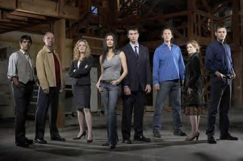 The cast of Crossing Jordan