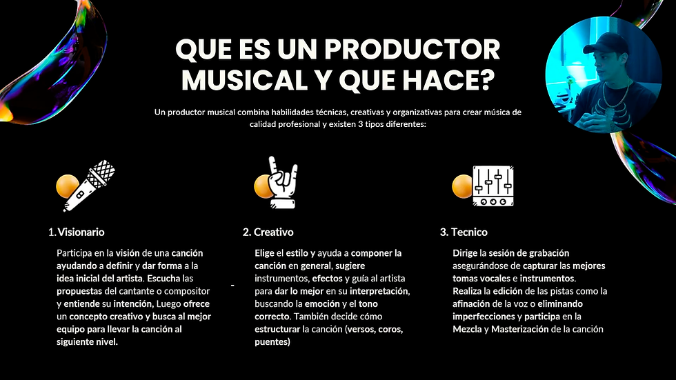 Que tipos de productores existen?
