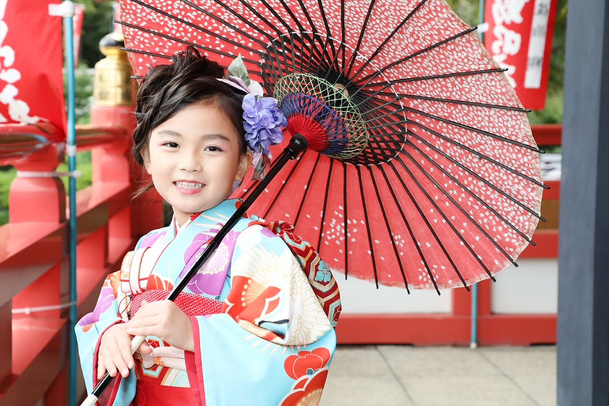 高幡不動の七五三7歳