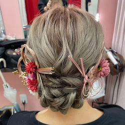 府中店前撮り振袖ヘアー1