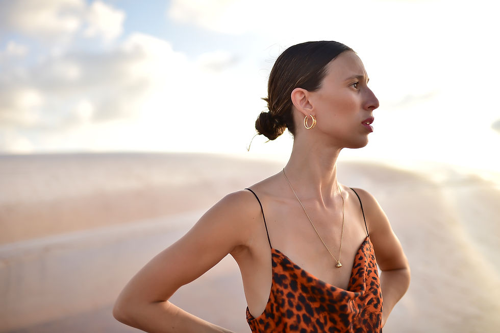 Thumbnail: Gold Leopard Earrings