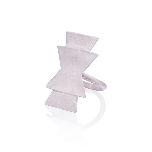 Silver Seed Symbol Ring