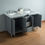 Thumbnail: Tower Modern 60" Grey Double Sink Vanity