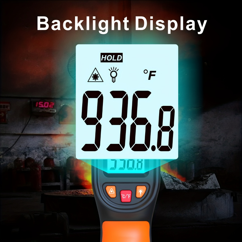 Miniatura: Digital Infrared Non-Contact Laser Thermometer