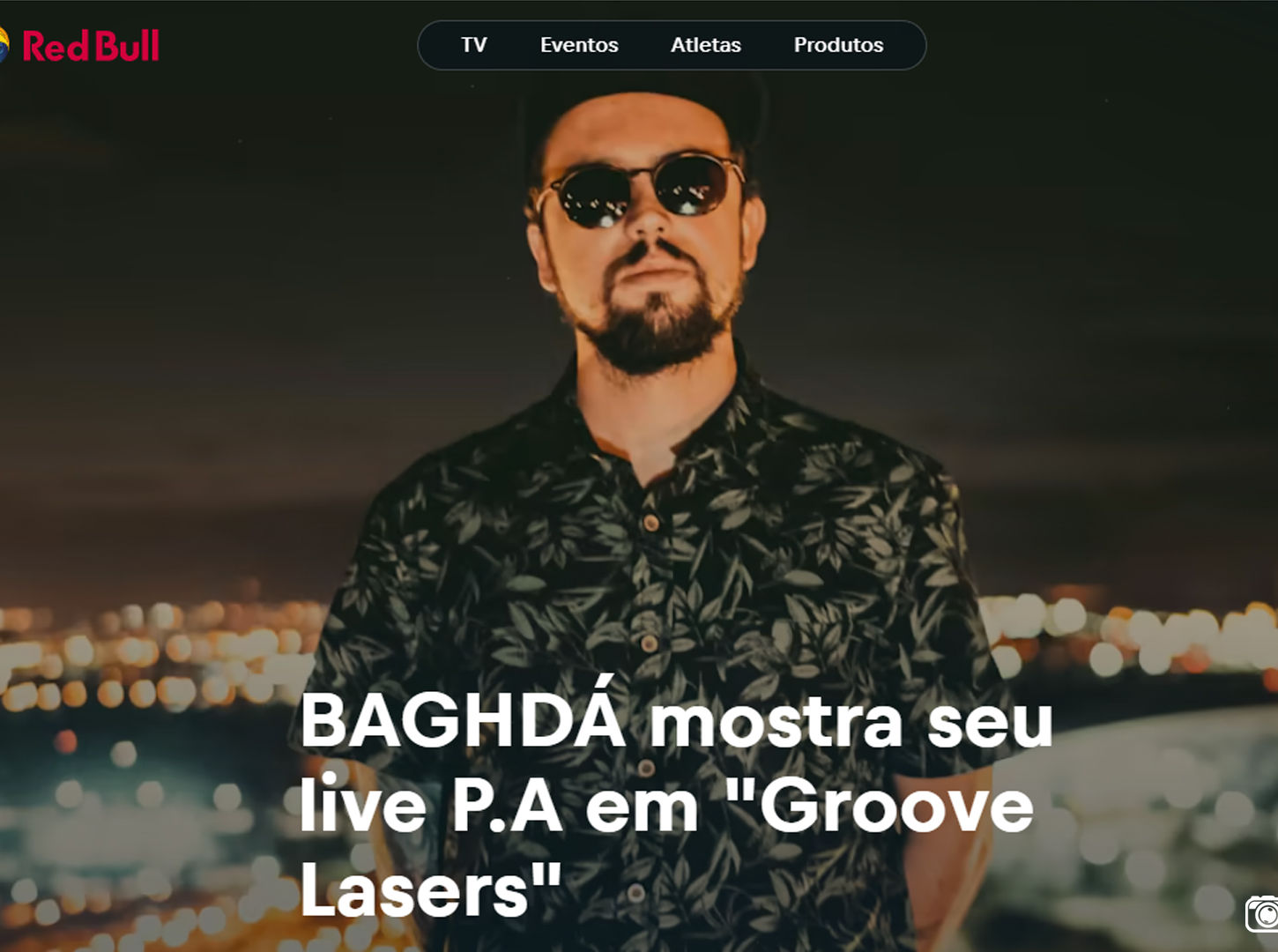 Capa Bagdah Groove Lasers Red Bull