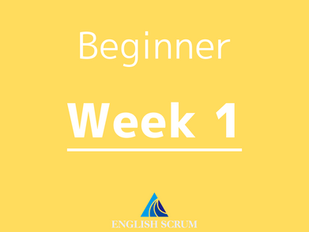 【Class Material】 Beginner : WEEK 1