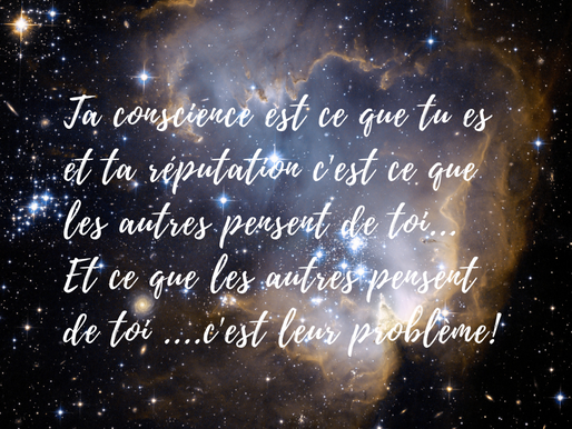 Conscience ou apparence!!
