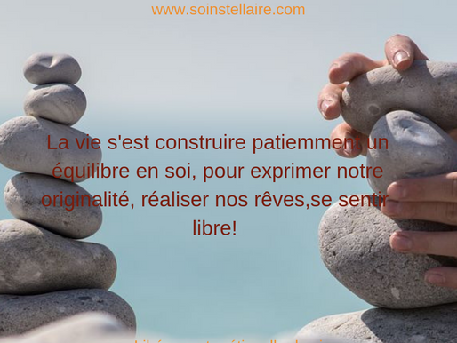 Stellaire. Une attention à ...l'art de trouver l'équilibre!