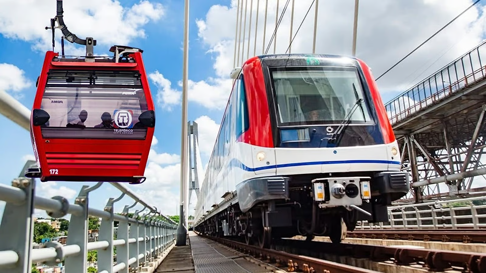 Metro y Teleférico de Santo Domingo. Fuente: (El Nacional)