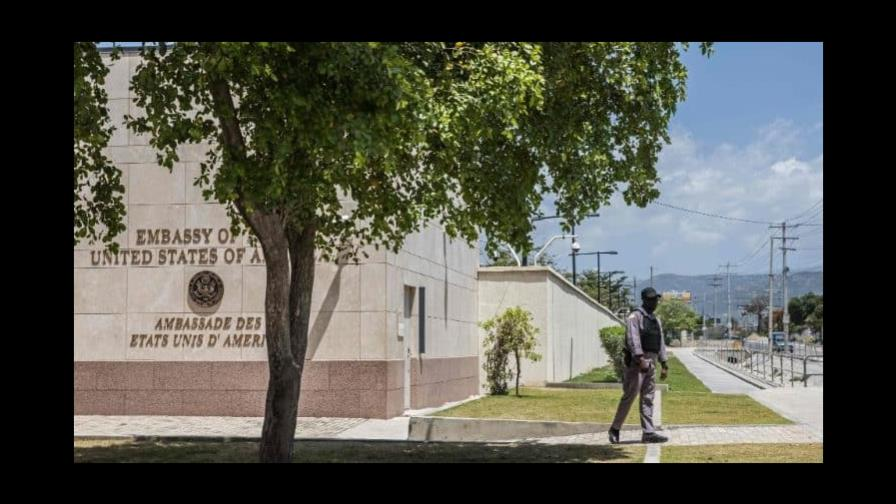 La Embajada de Estados Unidos en Puerto Príncipe. (FUENTE EXTERNA)