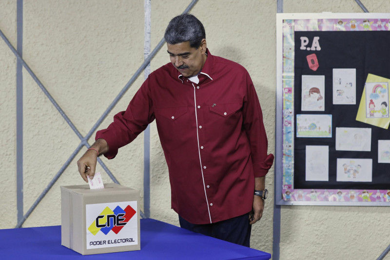 Presidente de Venezuela, Nicolás Maduro (Foto AP/Cristian Hernández).
