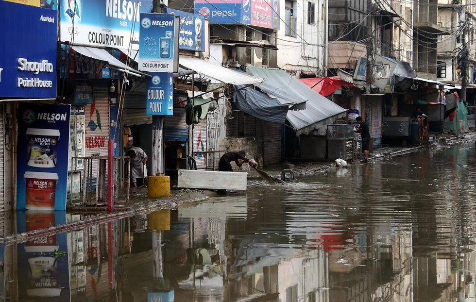 Aumentan a 739 los muertos en Pakistán, con Karachi paralizada por las lluvias. (Foto: fuente externa)