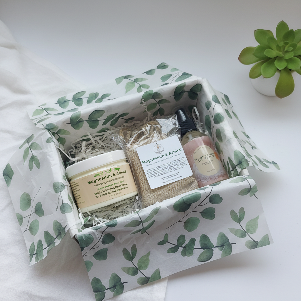 Restore & Recharge Collection- Magnesium & Arnica Body Butter, Soap and Spray