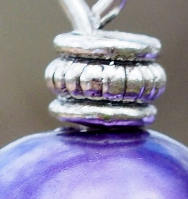 Thumbnail: Purple Ornament Earrings