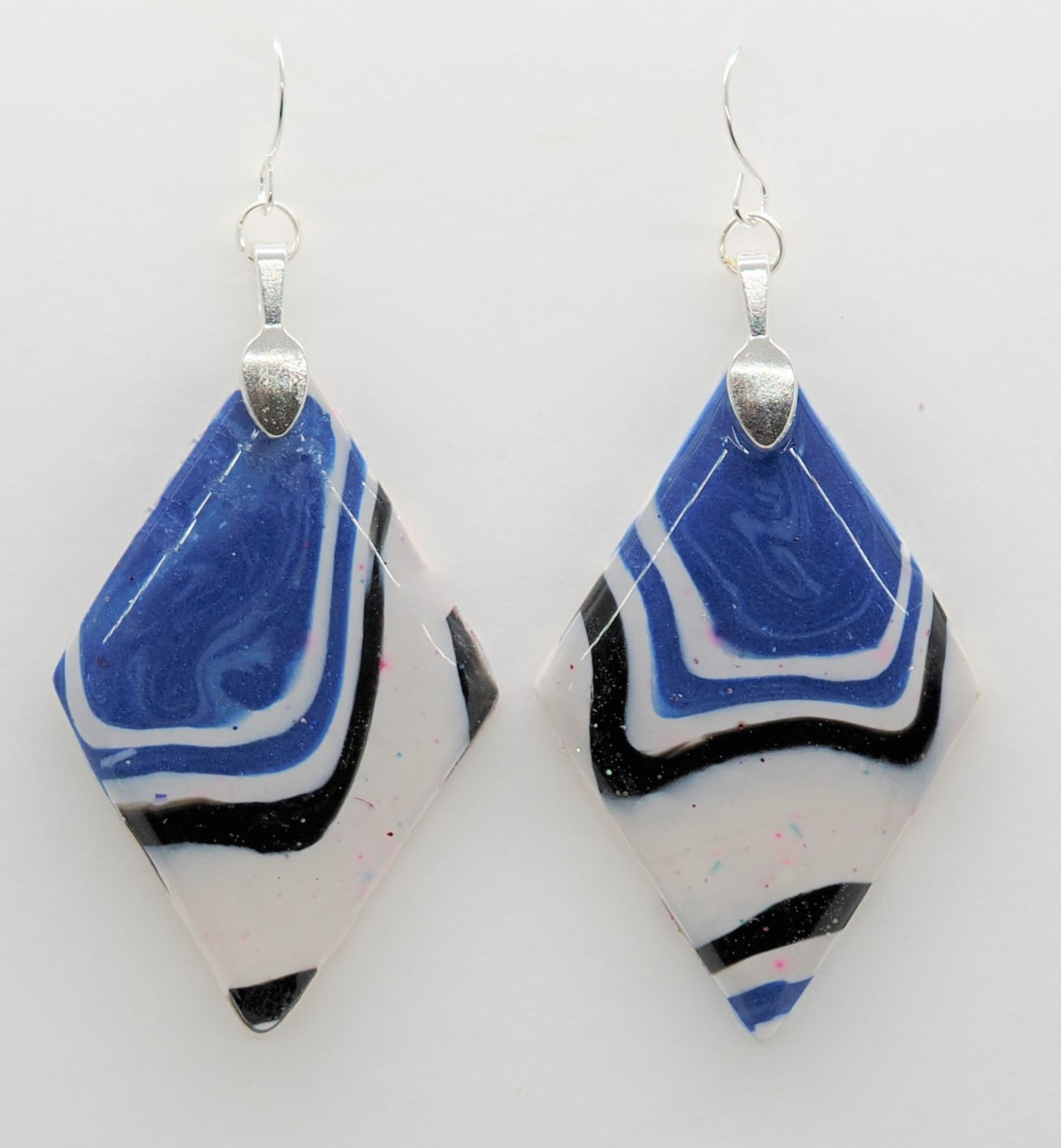 Blue Marbled Diamonds