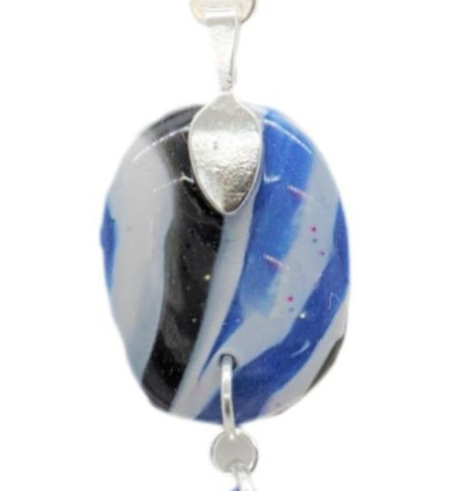 Thumbnail: Blue Marbled Shapes
