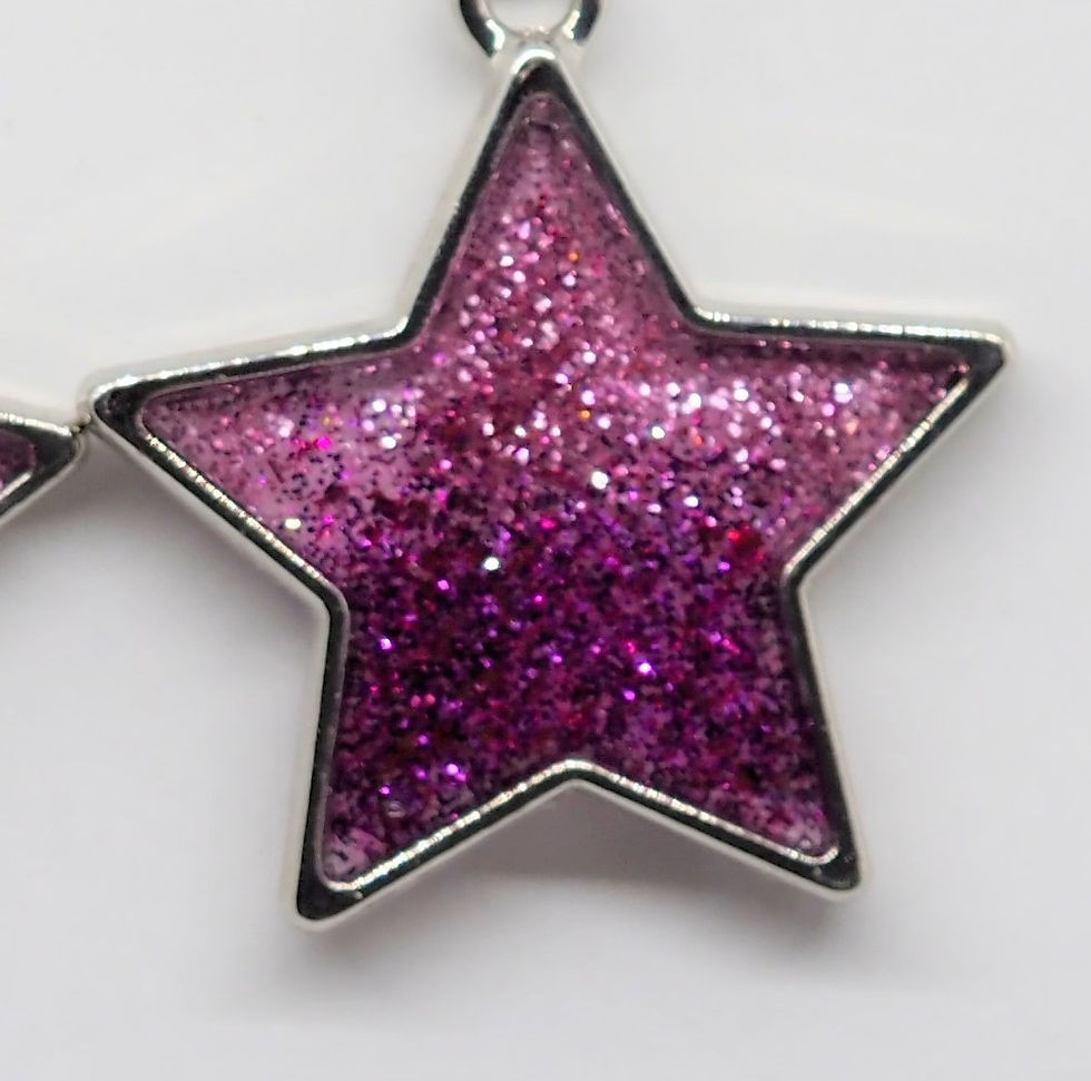 Thumbnail: Purple Glittered Stars