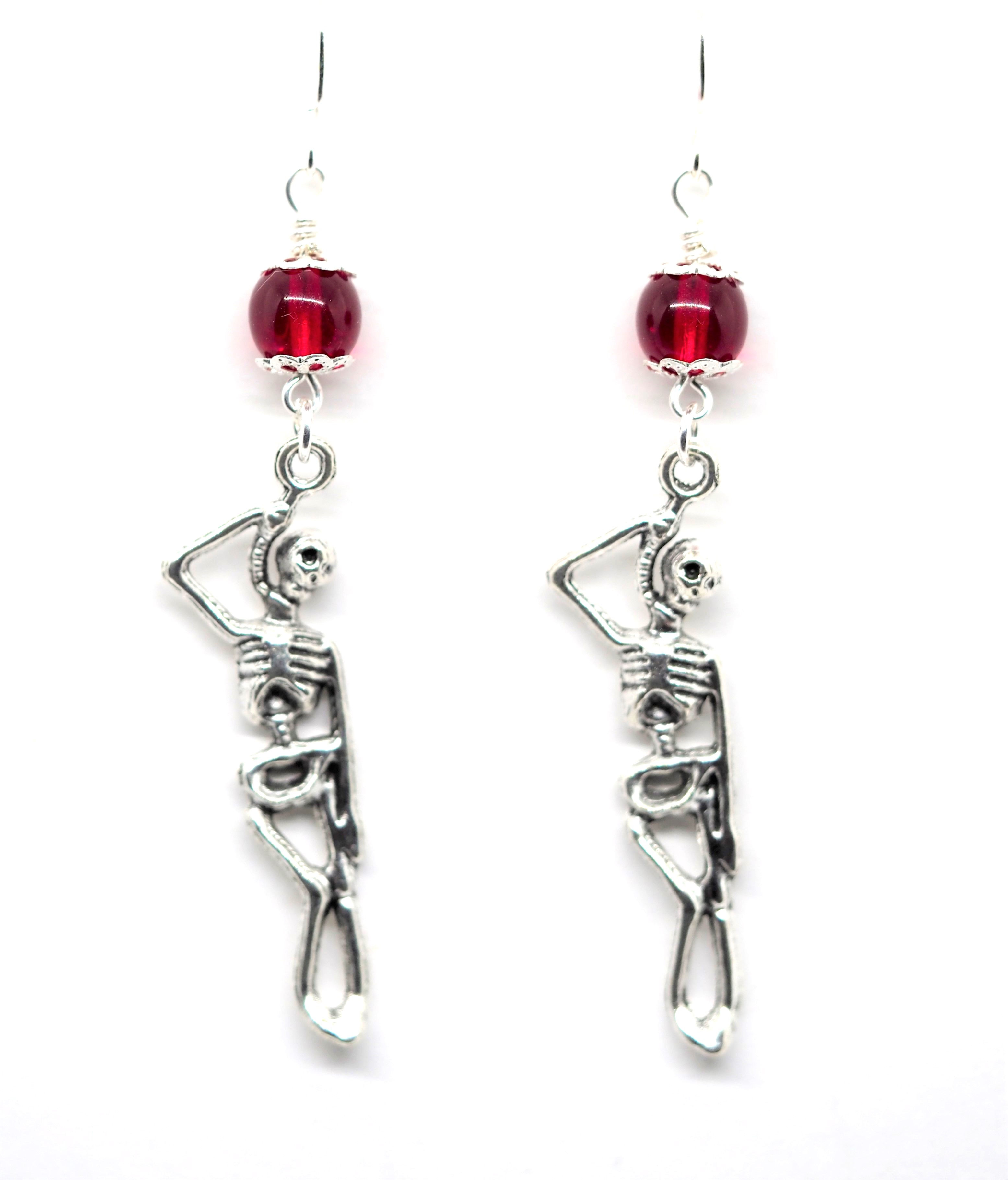 Red Hanging Skeletons