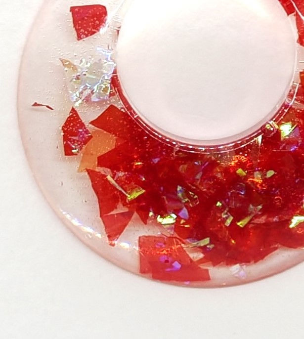Thumbnail: Red Glittered Glass