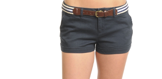 Navy Short W/ Belt