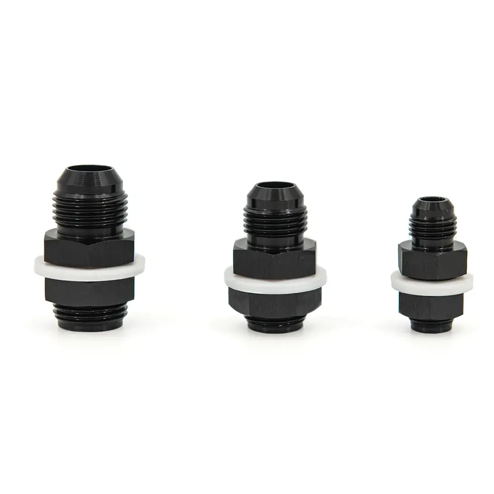 Thumbnail: Aluminum Fuel Cell Bulkhead  Fitting AN6 AN8 AN10 Accessories Black Fuel Cell