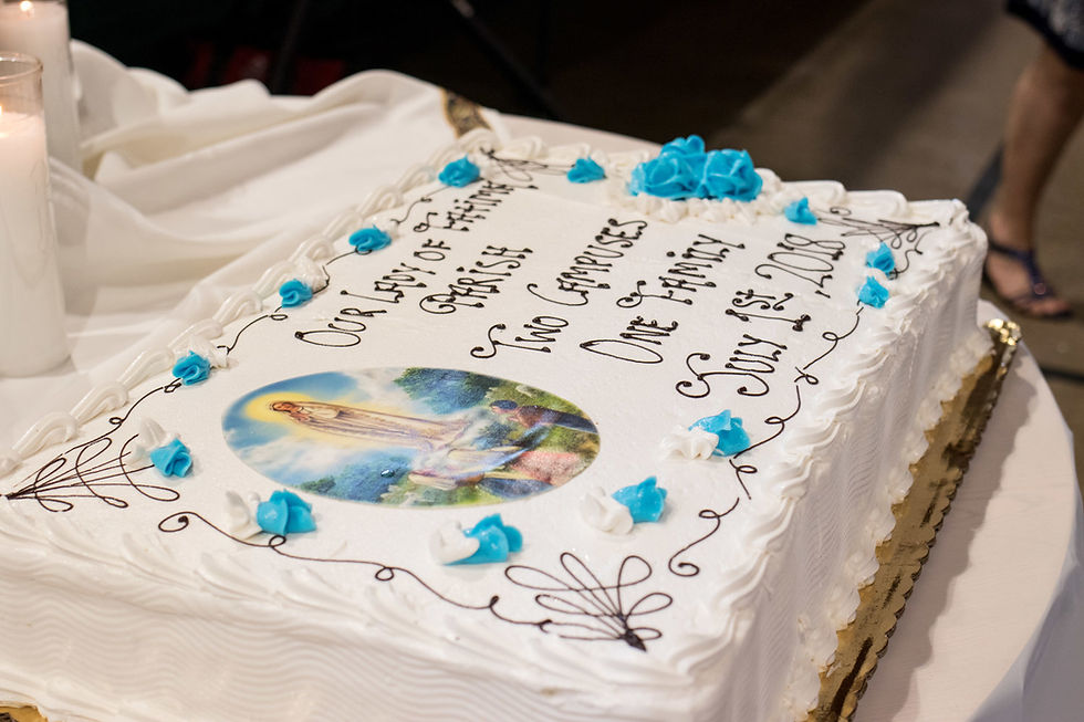 Our Lady of Fatima Cake
