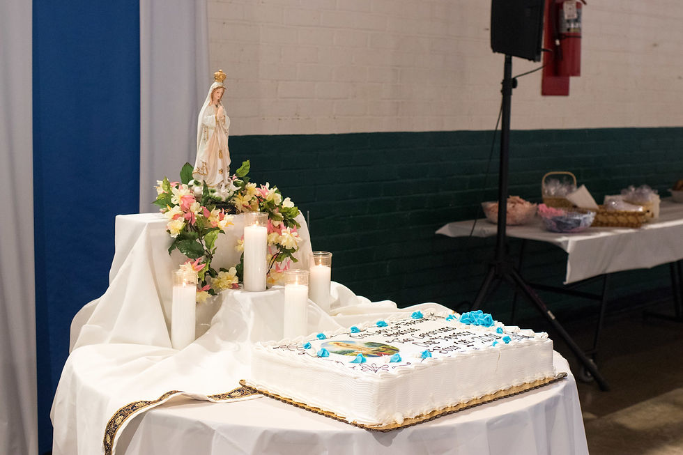 Our Lady of Fatima Cake