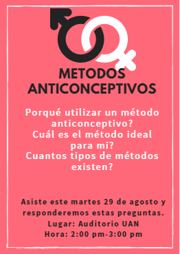 Charla Métodos Anticonceptivos