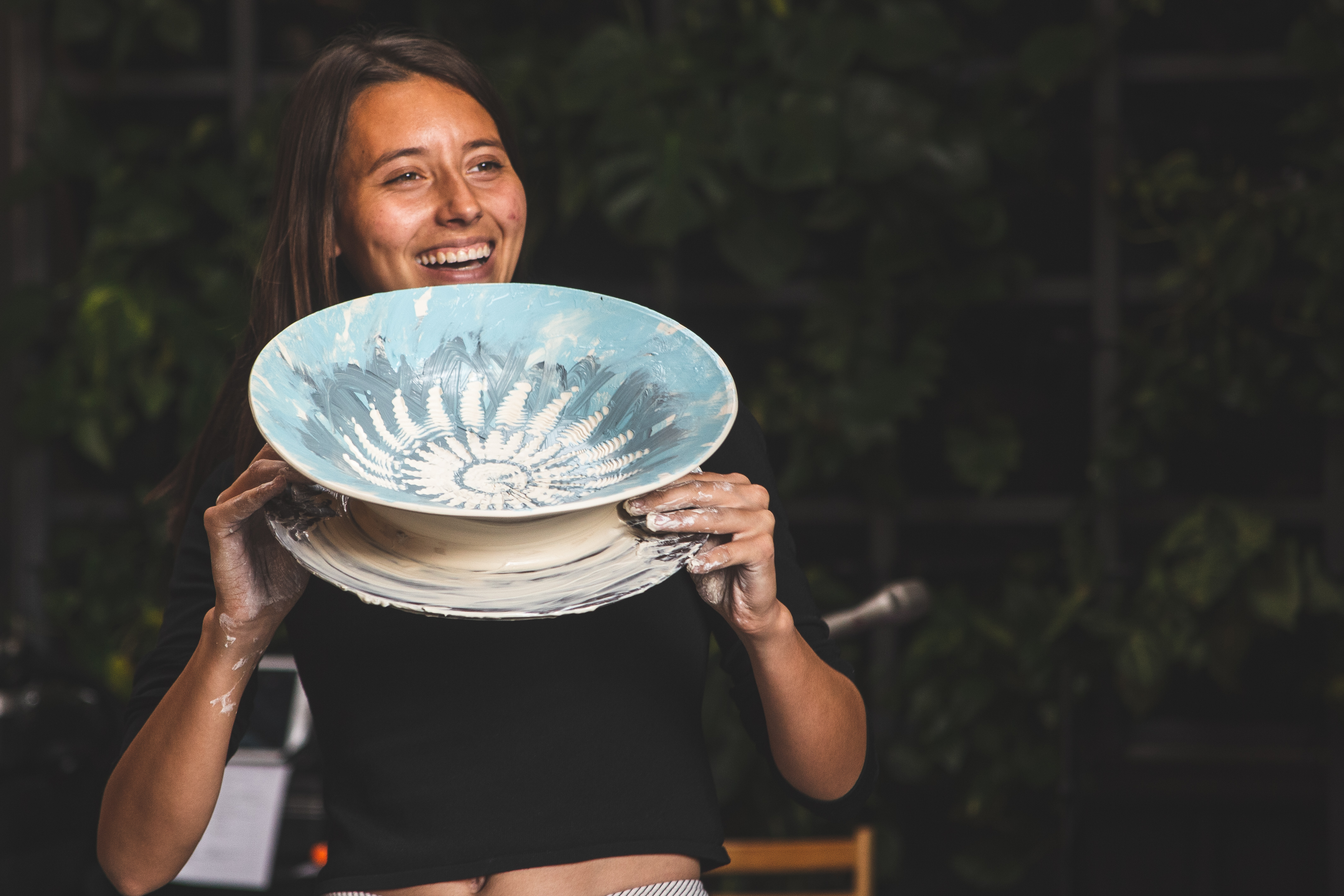 VHS Ceramics Student