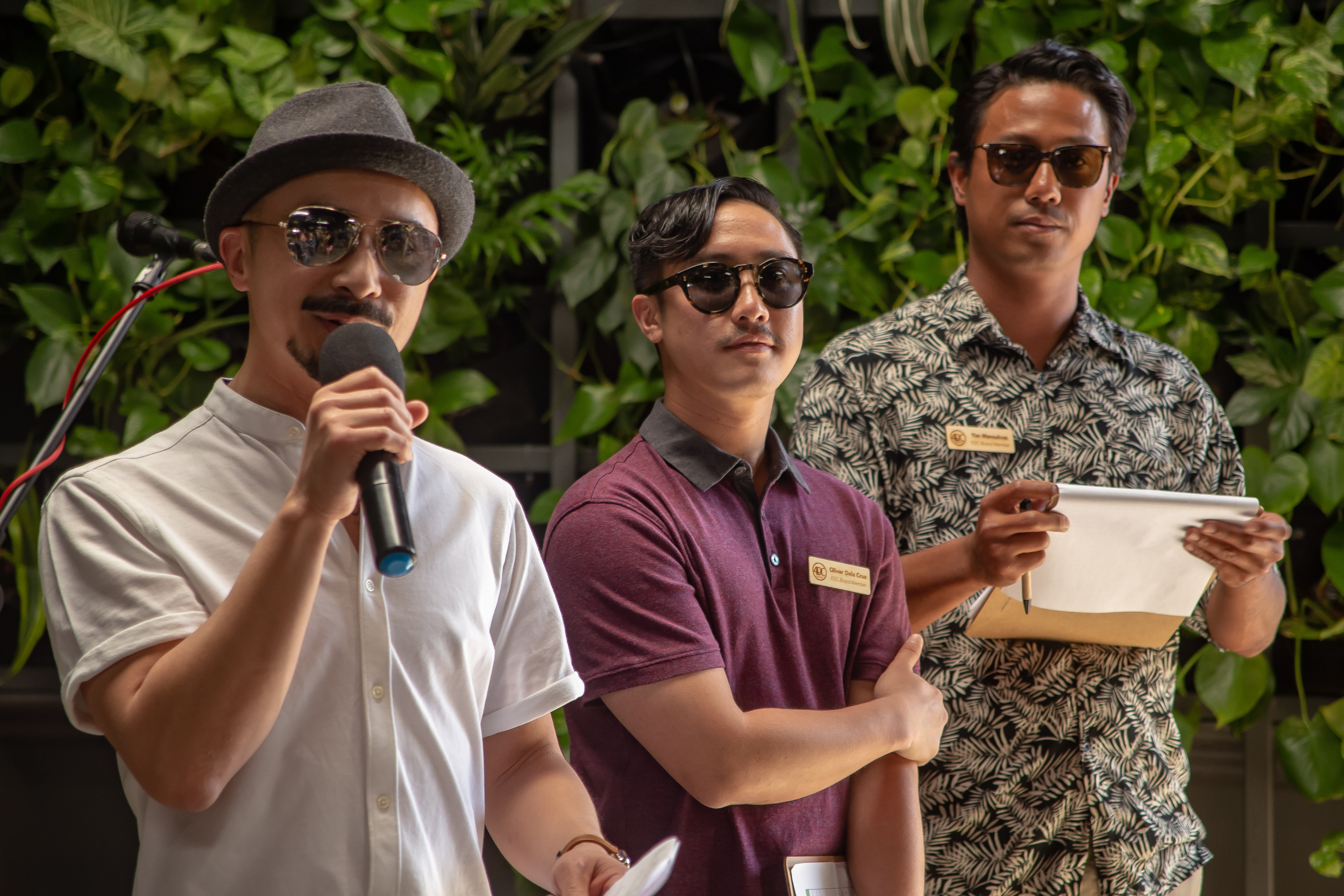 MC- Eddie Macaranas & Board Members