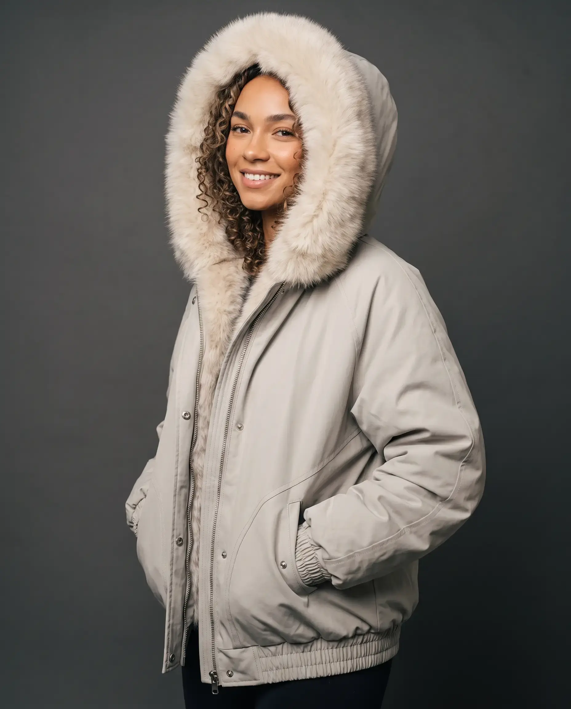 Women's Hooded Padded Cotton Jacket