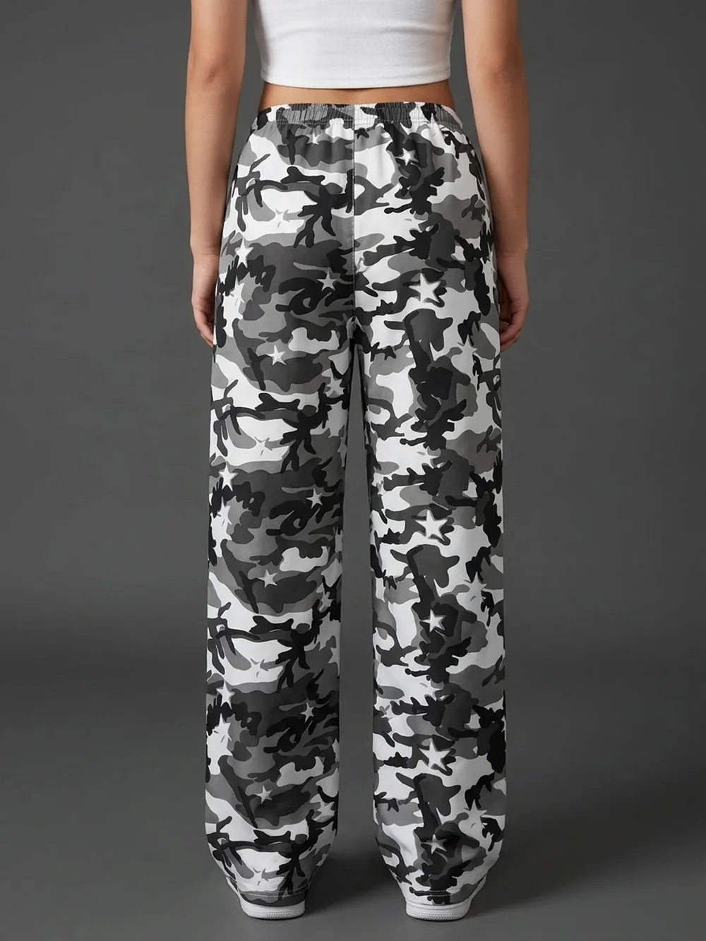 Shadow Camo Wide Leg Pants