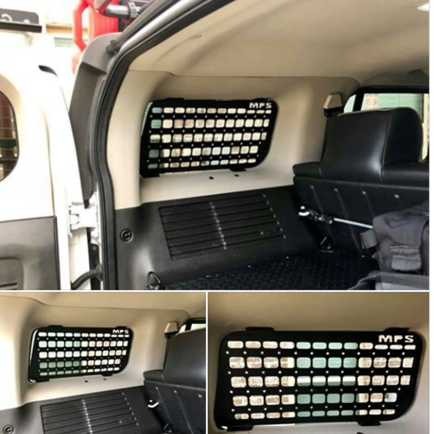 HUMMER H3 REAR WINDOW MOLLE PANELS