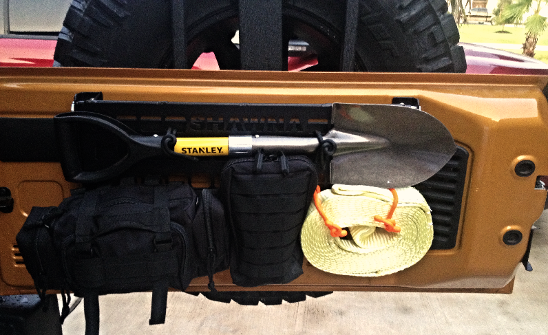 Thumbnail: 2007-18 JK JKU Jeep fold down molle tailgate panel