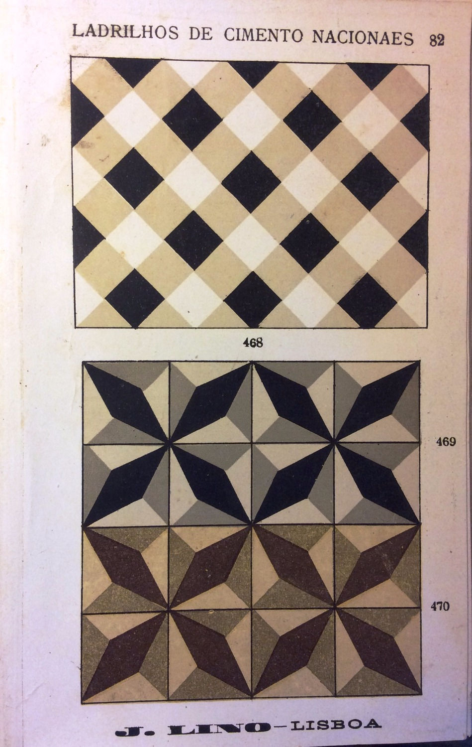 Catálogo J.Lino 1889