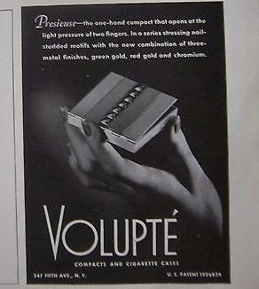 Anúncio da "Volupté" de 1936