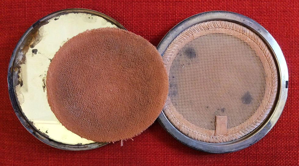 Caixa de pó de arroz-anos 30