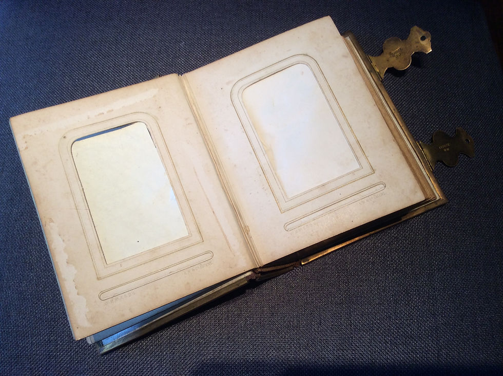 Álbum de fotografias 1860/1870