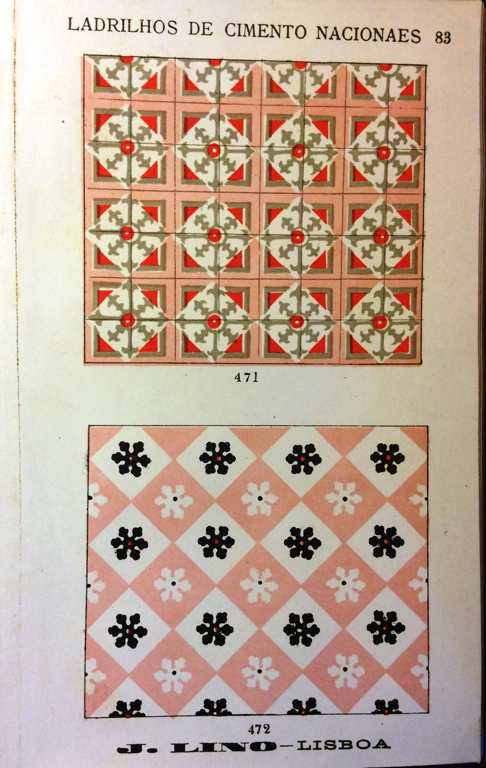 Catálogo J.Lino 1889