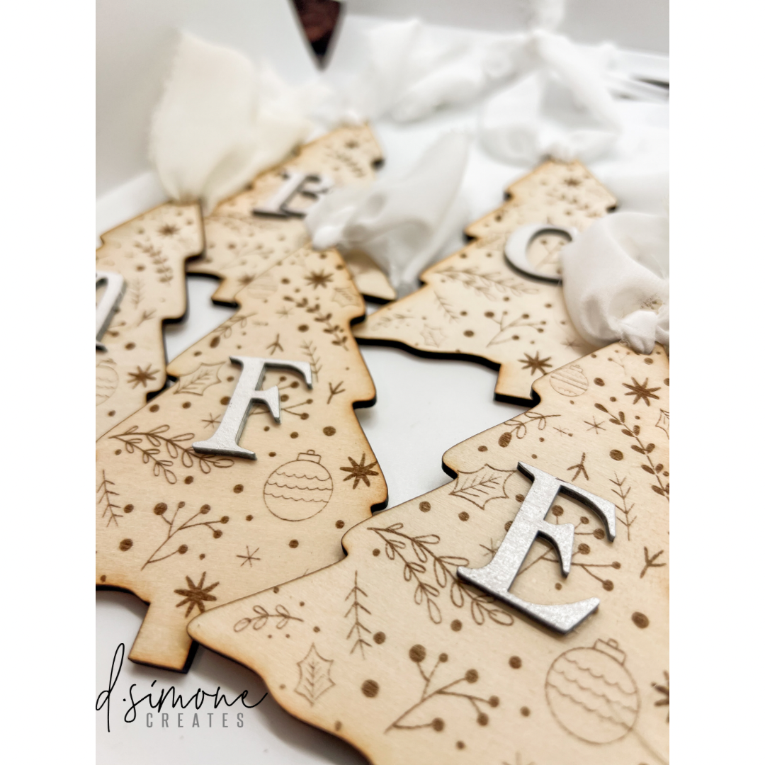 Dainty Spruce Tree with Initial
