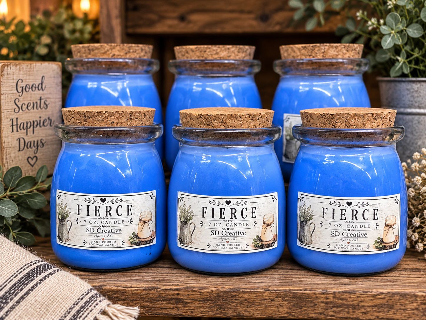 Fierce Soy Wax Candles & Wax Melts