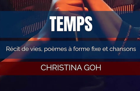 "TEMPS" est le nouvel ouvrage de Christina Goh en vente exclusive le 17 août 2025