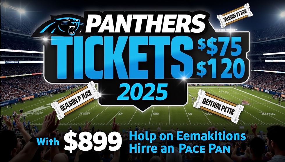 Carolina Panthers Tickets,