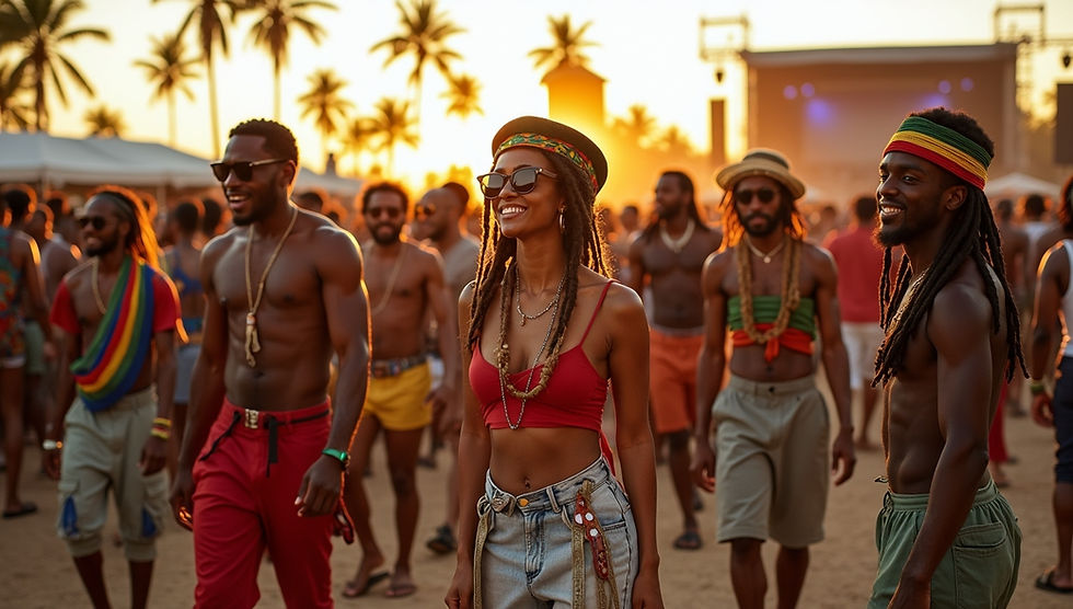 what to wear to a reggae concert,